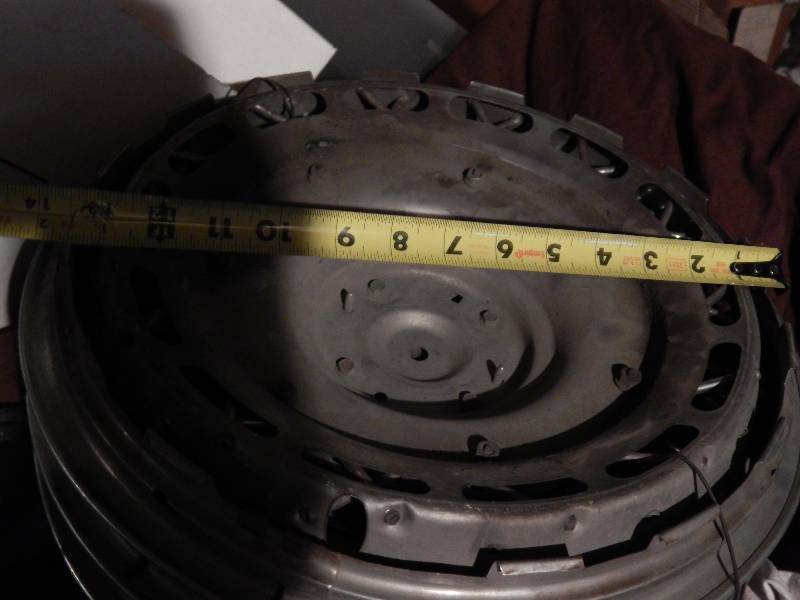 Set of 3 Spoked Wheel Covers