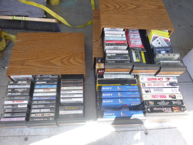 lot 50 image: Miscellaneous Cassette T apes and VHS Tapes