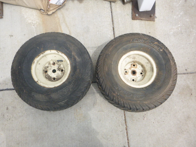lot 63 image: 2 Cub Cadet Tires with Rims