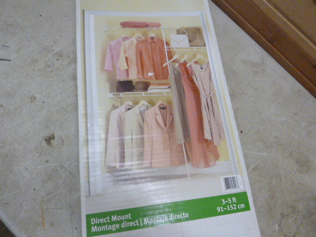 lot 101 image: Rubbermaid Closet Kit