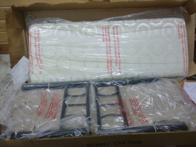 lot 105 image: New Padded Bench