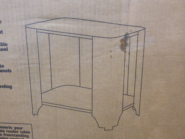 lot 121 image: New Router Table Floor Stand