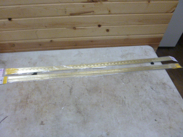 lot 181 image: 2 Brass Continuous Hinges