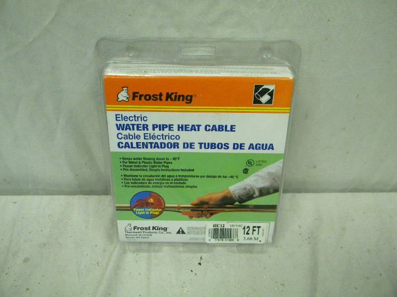 lot 108 image: Water pipe heating cable