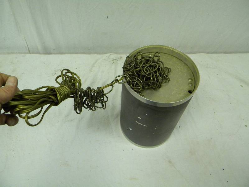 lot 121 image: Industrial hanging light.