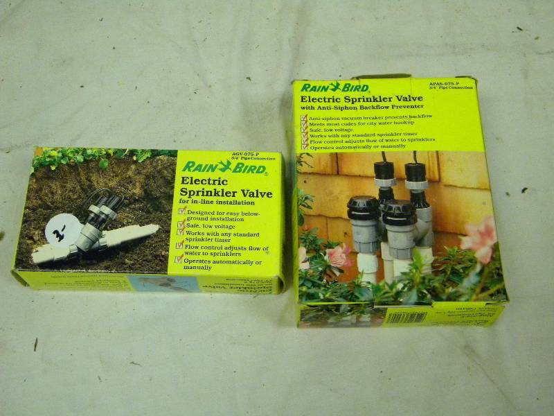 lot 122 image: Electric sprinkler valves