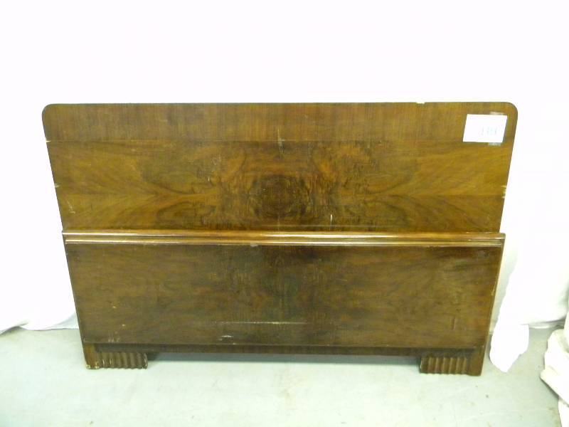 lot 225 image: Headboard and Footboard