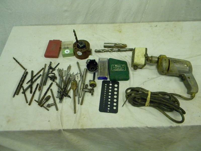 lot 248 image: Drill Sharpener and Bits