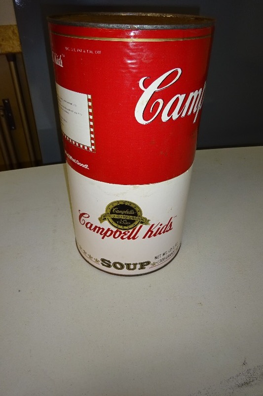 lot 5 image: Campbell Kids Soup Can Series