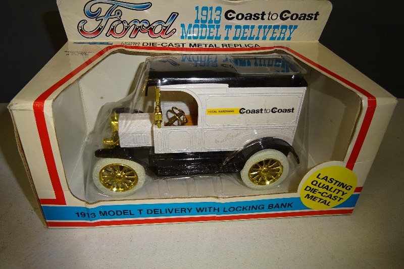 lot 33 image: Coast to Coast 1913 Model T delivery with locking bank