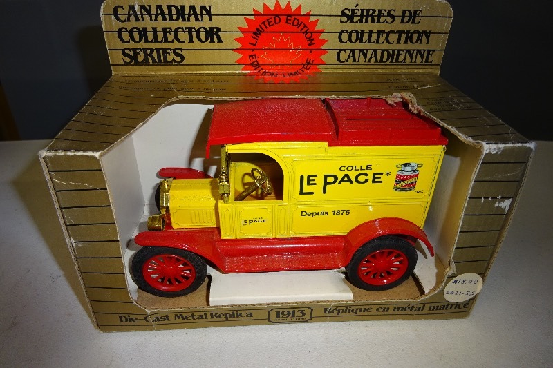 lot 35 image: Ertl 1913 delivery truck Colle Le Page