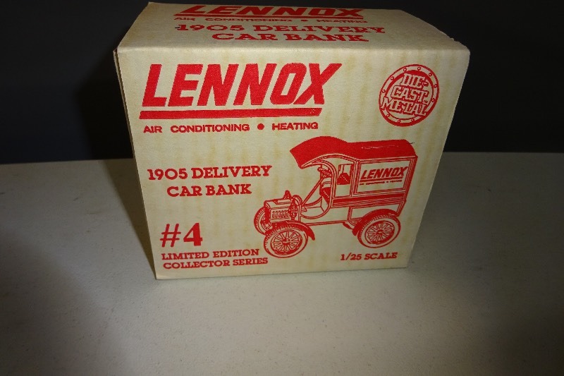 lot 50 image: Ertl Lennox 1905 Delivery Car Bank