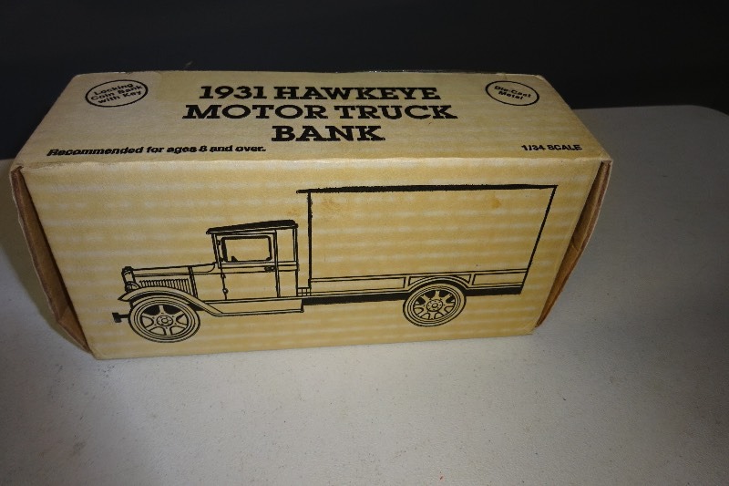 lot 53 image: Ertl 1931 Hawkeye Motor Truck Bank JC Penny