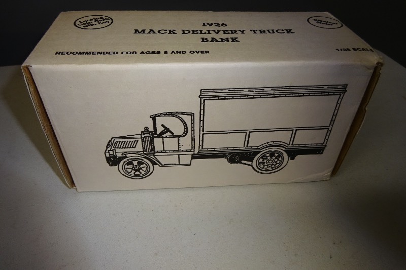 lot 57 image: Ertl 1926 Mack Delivery Truck Bank Country Store