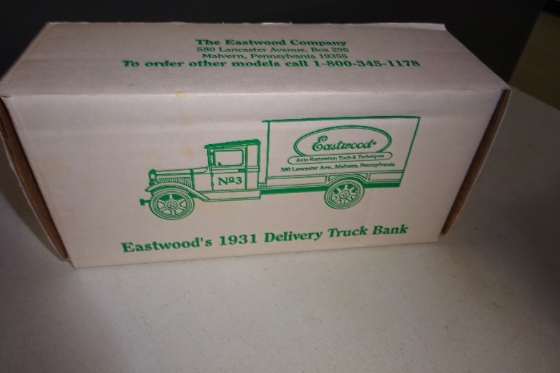 lot 62 image: Eastwood 1931 Delivery Truck Bank