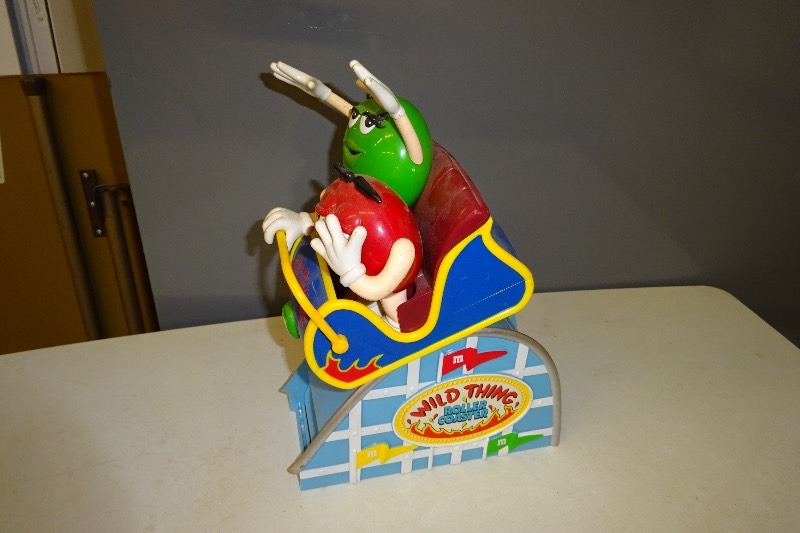 lot 70 image: M & M Wild thing roller coaster Dispenser