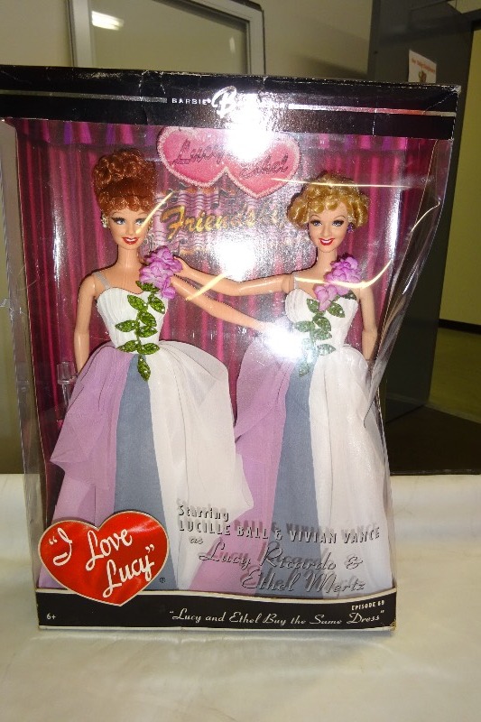 lot 73 image: I Love Lucy Barbie Dolls