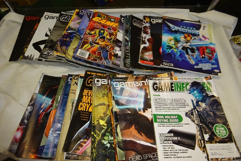 lot 126 image: Game informer books