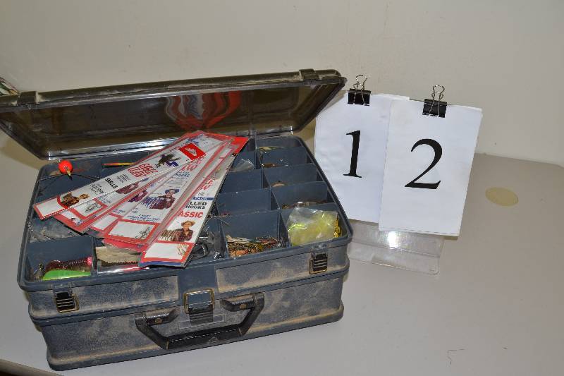 lot 12 image: Fishing tackle & Plano box