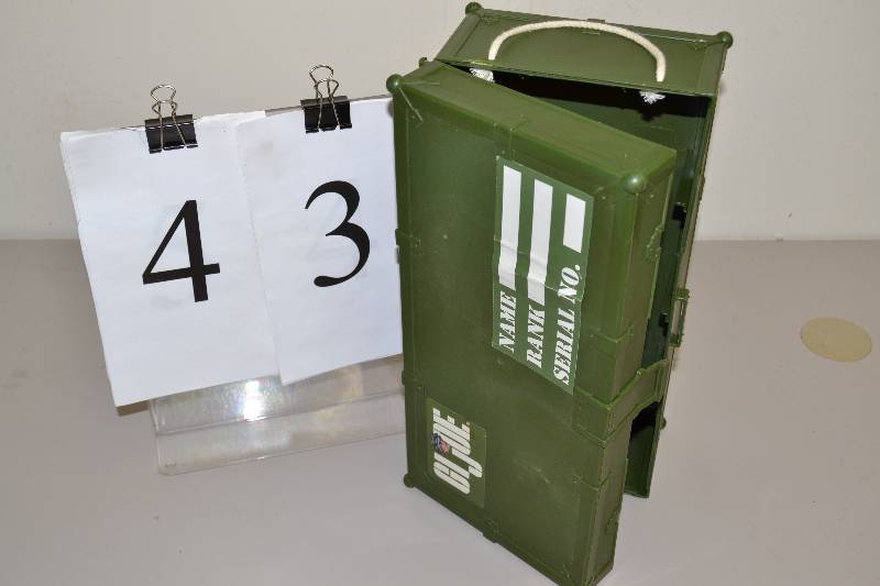 lot 43 image: G. I. Joe locker