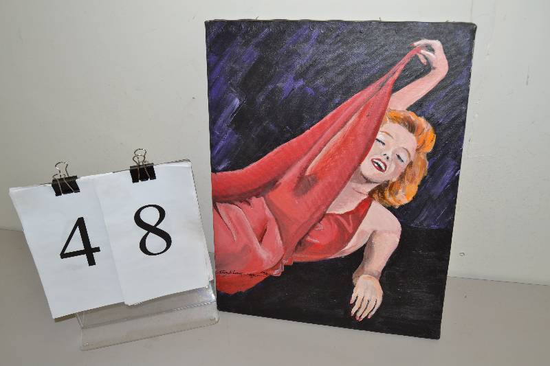 lot 48 image: Oil Painting