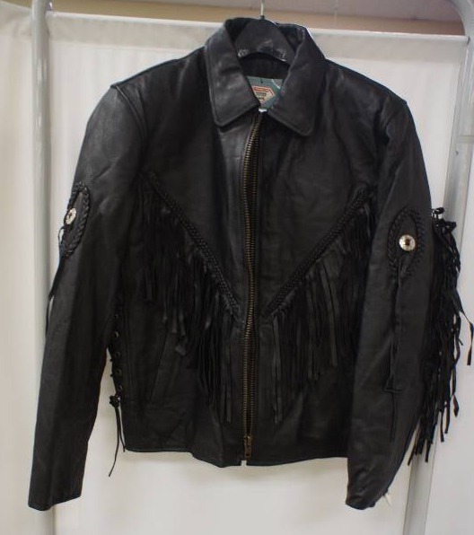 Diamond Plate Buffalo Leather Jacket