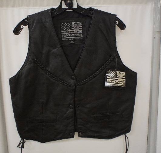 USA Bikers Dream Apparel Leather Vest
