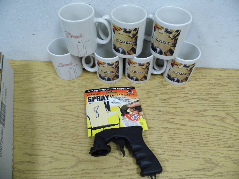 New Mugs and Spray Gun