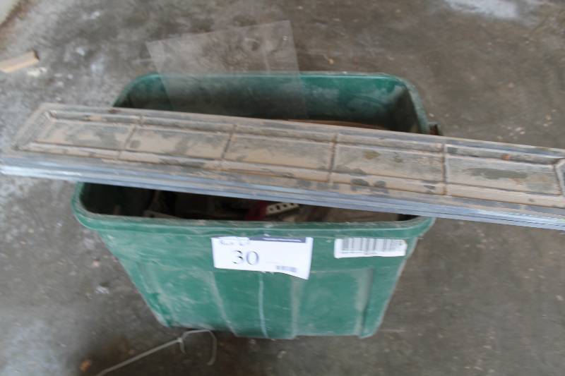 lot 30 image: Box Lot Including Plastic Trays Metal Hardware And More.