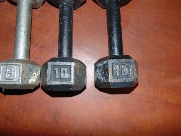 lot 65 image: (4) Pairs of Weights