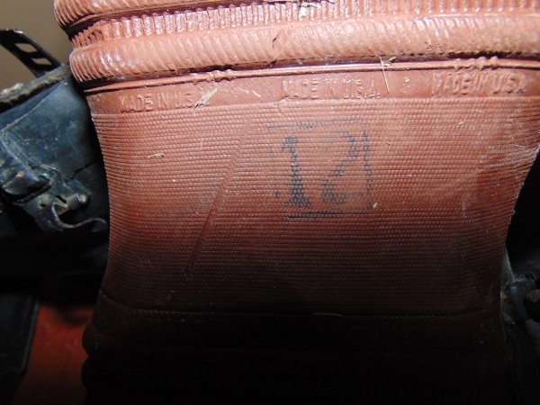 lot 18 image: (3) Pairs of Rubber Overshoes