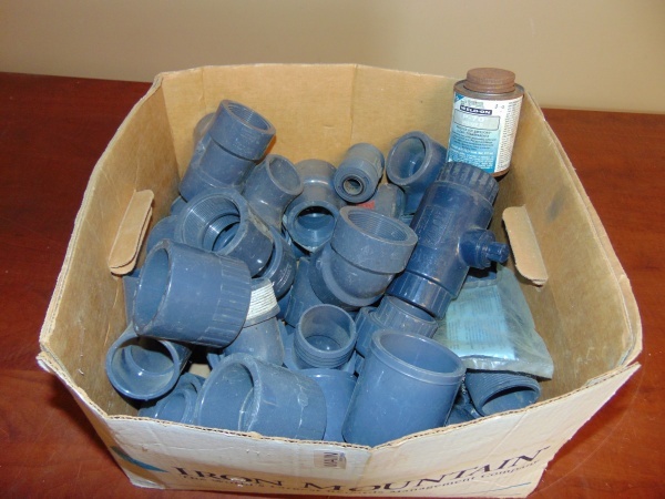 lot 11 image: Misc. PVC Fittings
