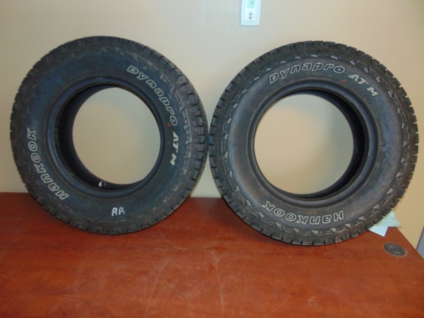 lot 78 image: (2) Hankook 22575R16