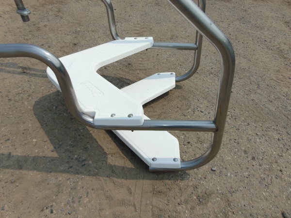 lot 170 image: Double Stainless Steel Step For Pool