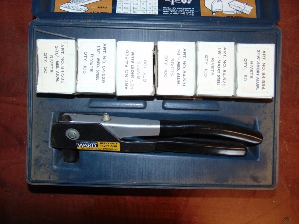 lot 129 image: Montgomery Ward Rivet Gun