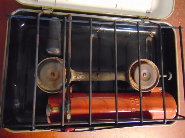 lot 134 image: Vintage Gas Camping Stove