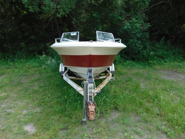 lot 2 image: Larson Boat with EZ Loader Trailer
