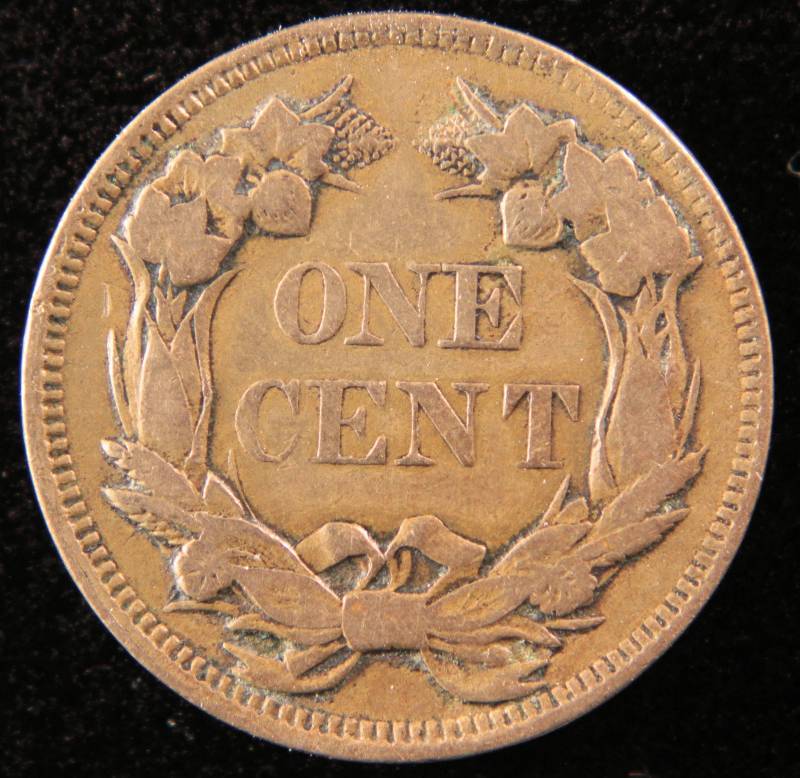 1858 LL FLYING EAGLE CENT VF