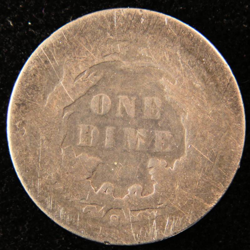1887 S US SEATED SILVER DIME