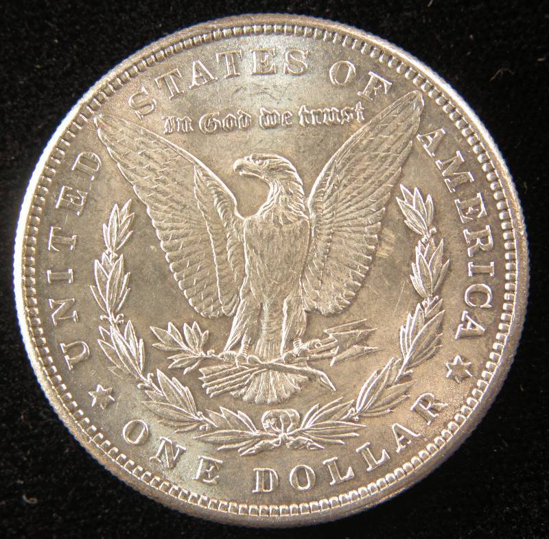 1885 MORGAN SILVER DOLLAR STRONG AU