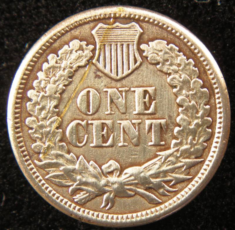 1862 COPPER NICKEL INDIAN HEAD CENT FINE DETAILS