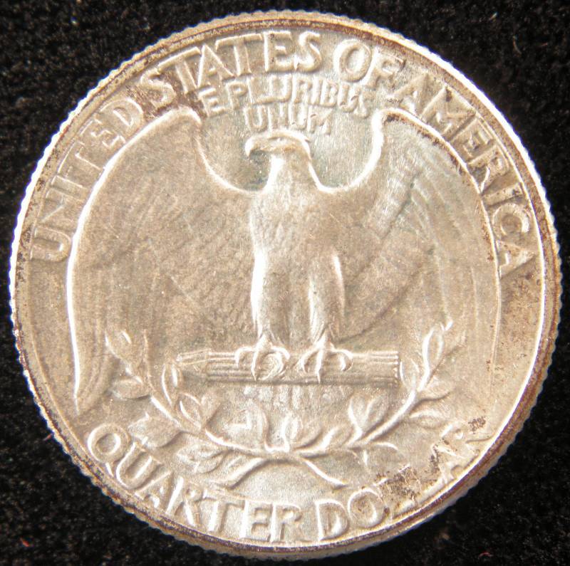 1943 WASHINGTON SILVER QUARTER UNC