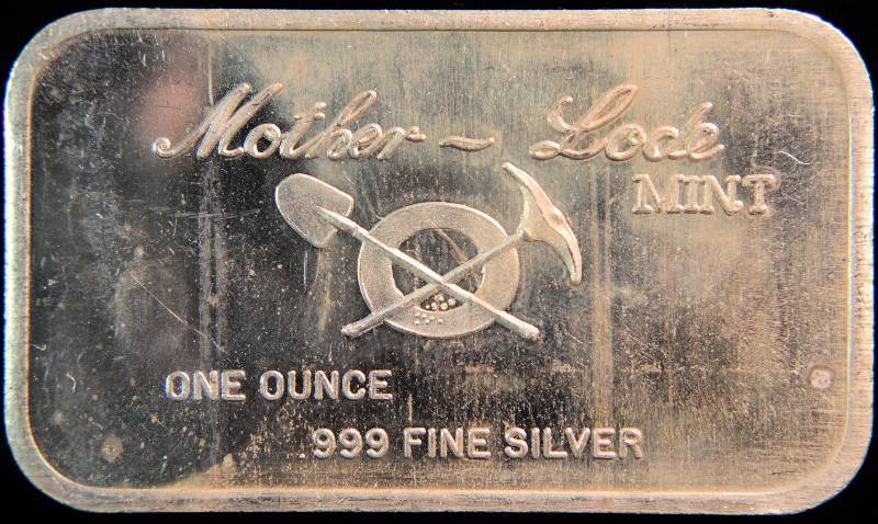 1 TROY OZ. .999 FINE SILVER PROSPECTOR BAR MOTHER LODE MINT