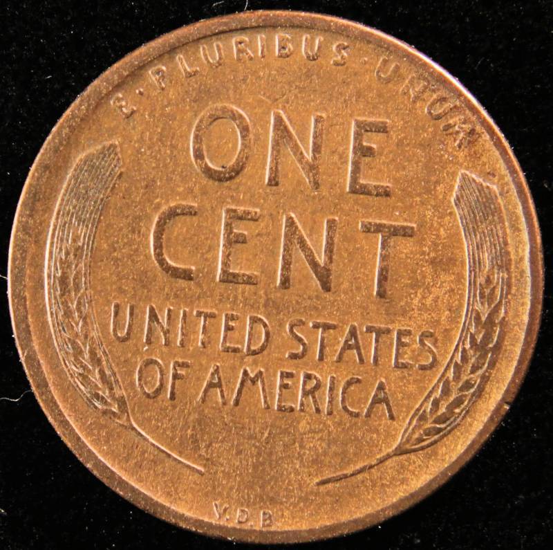 1909 VDB LINCOLN WHEAT CENT XF