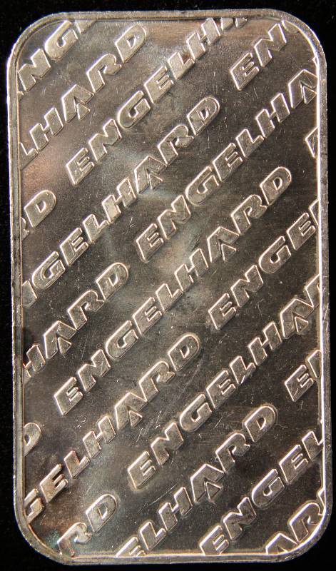 1 TROY Oz. 999 FINE SILVER ENGELHARD EAGLE BAR RARE