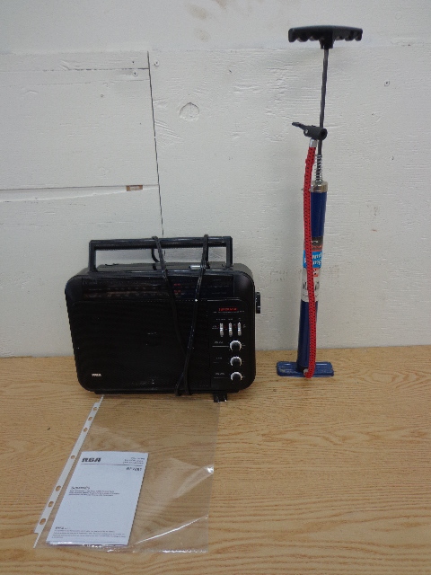 RCA super radio and air pump