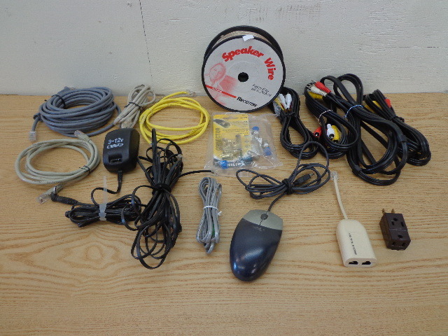 Speaker wire and RCA cabales