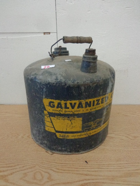 Galvanized can