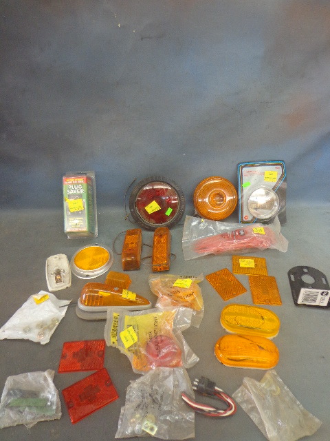 Assorted Items Brake Lights,Plug Savers and More