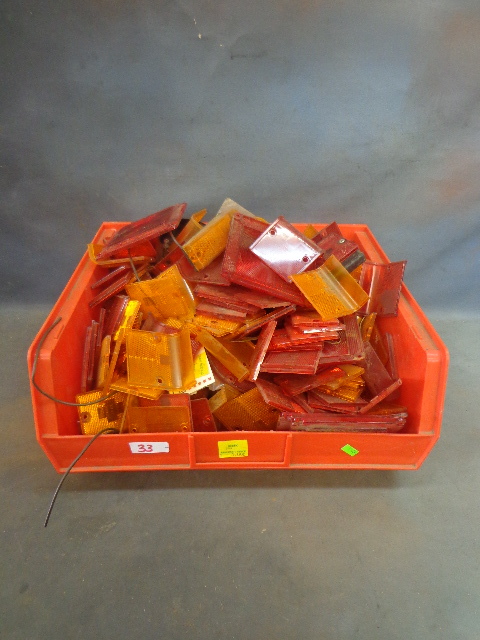 Red and amber lens covers
